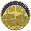 ヨーロッパ ECU シリーズ フランス 金メッキ プルーフ ライク ギルト メダル 1998 #ME300EUROPE ECU SERIES FRANCE GI...