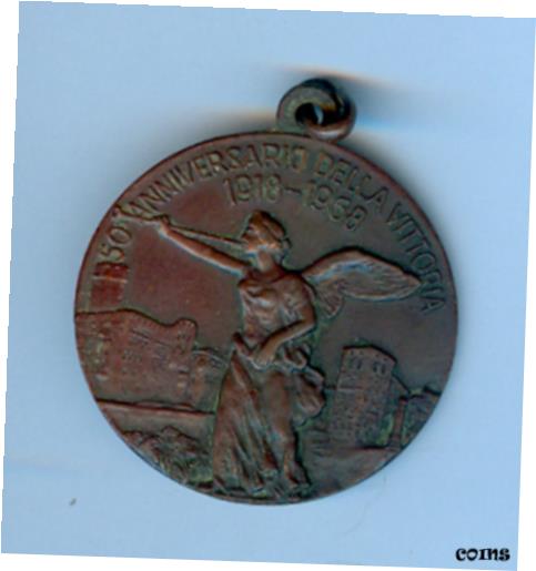 yɔi/iۏ؏tz AeB[NRC RC   [] ITALY MEDAL 50 ANNIVERSARIO DELLA VITTORIA 1918-1968