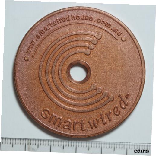 【極美品/品質保証書付】 アンティークコイン コイン 金貨 銀貨 [送料無料] Genuine Copper Smart wired Medal (3351695/D)