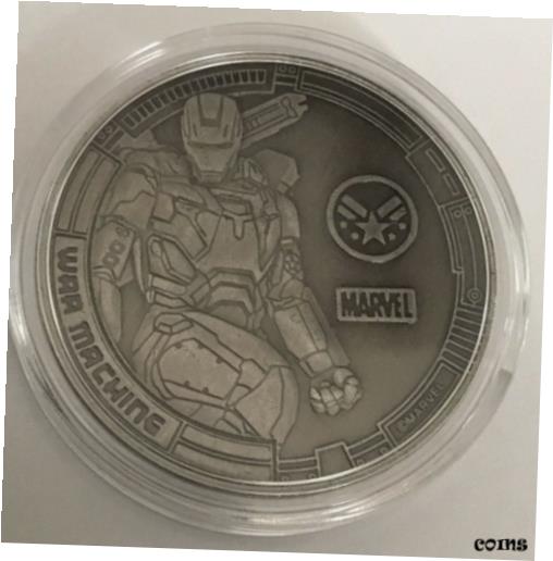 【極美品/品質保証書付】 アンティークコイン コイン 金貨 銀貨 [送料無料] Marvel Comics Avengers Infinity War War Machine Coin Medal Disney