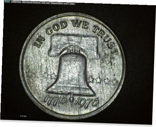 【極美品/品質保証書付】 アンティークコイン コイン 金貨 銀貨 [送料無料] 1776-1976 Liberty Bell Possibility Thinker's Creed Robert Schuller Medal - Nice!