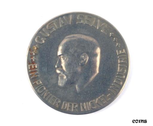 ڶ/ʼݾڽա ƥ    [̵] German Commemorative Medal Gustave Selve - A Pioneer of the Nickel Industry 1924