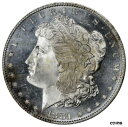 1881-S $1 モーガン シルバー ダラー PCGS MS 65 PL 古いホルダー スーパー クリーン チーク1881-S $1 Morgan Silver Dollar PCGS MS 65 PL Older holder super clean cheek