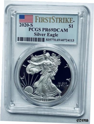 yɔi/iۏ؏tz AeB[NRC RC   [] 2020-S Silver Proof Eagle PCGS PR69DCAM