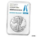 プレセール - 2022-W プルーフ $1 アメリカン シルバー イーグル NGC PF70UC 先行リリース ラボPresale - 2022-W Proo...