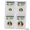 4 個セット 2020-W ゴールド イーグル PCGS PR70DCAM 発行初日 クリーブランド イーグルSet of 4 2020-W Gold Eagl...