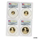 2011-W ゴールド イーグルス PCGS PR70DCAM ファースト ストライク イーグル プルーフ コイン 4 枚セット2011-W Gold Eagl...