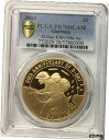 2004 ガーンジー ゴールド 5 ポンド「60 周年記念 D-Day」 PCGS PR70 DCAM2004 Guernsey Gold 5 Pounds