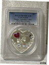 2021 $5 PCGS PR70DCAM ハッピー バレンタインデー 発行初日 クック諸島2021 $5 PCGS PR70DCAM Happy Valentine’s Day First Day of Issue Cook Islands