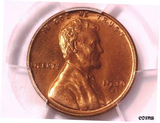 1936 S 󥫡   ڥˡ PCGS MS 65 RD 390005241936 S Lincoln Wheat C...