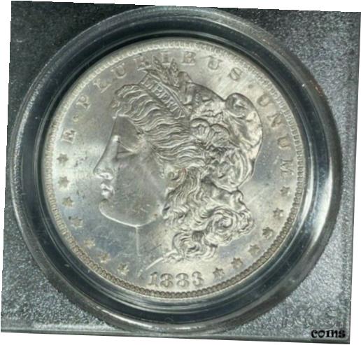 【極美品/品質保証書付】 アンティークコイン コイン 金貨 銀貨 [送料無料] 1883-O MORGAN SILVER DOLLAR ~ PCGS - MS 64 ~BEAUTIFUL COIN~ REF#6352
