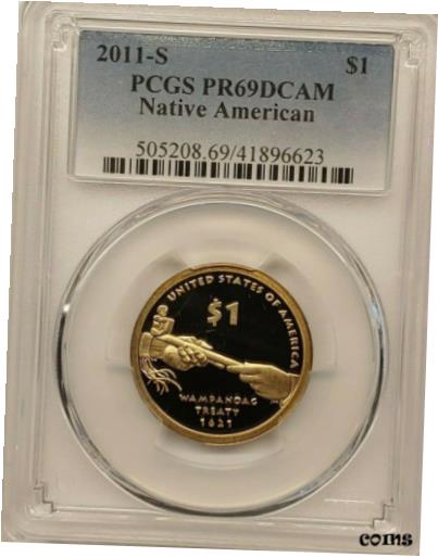 yɔi/iۏ؏tz AeB[NRC RC   [] 2011-S Native American Sacagawea Dollar PCGS PR69DCAM