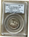  アンティークコイン コイン 金貨 銀貨  2003 S Silver Arkansas Quarter PCGS PR69 DCam