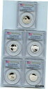 2014 S NP ATB 限定版 5 コイン プルーフ シルバー クォーター PCGS PR69 DCAM セット B32014 S NP ATB Limited Edition 5 Coin Proof Silver Quarter PCGS PR69 DCAM Set B3(3)