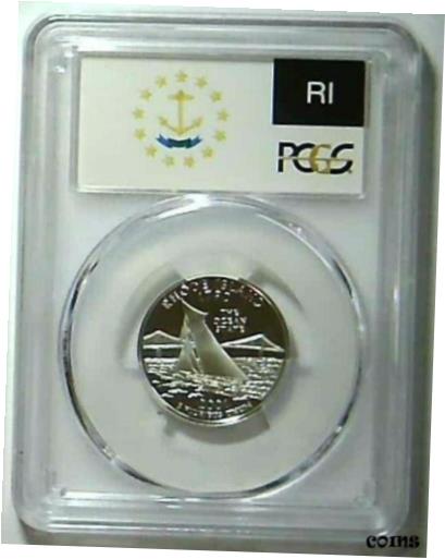 ڶ/ʼݾڽա ƥ    [̵] 2001-S 25C State Quarter Rhode Island PCGS PR69 DCAM 90% Silver 21luac1230