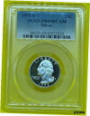1995 S 25C シルバー ワシントン クォーター プルーフ PCGS PR69 DCAM1995 S 25C Silver Washington Quarter Proof PCGS PR69 DCAM(3)