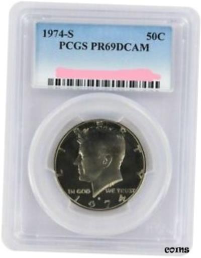 ڶ/ʼݾڽա ƥ    [̵] 1974-S KENNEDY CLAD HALF DOLLAR PCGS PR69DCAM BEAUTIFUL 3