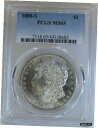 yɔi/iۏ؏tz AeB[NRC RC   [] 1880 - S $1 Morgan Silver Dollar PCGS MS65 BU #STM866