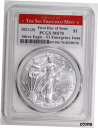 2021 地金 シルバー イーグル PCGS MS-70 シルバー イーグル - タイプ 1 発行初日2021 Bullion Silver Eagles PCGS MS-70 Silver Eagle - Type 1 First Day of Issue(3)