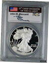 yɔi/iۏ؏tz AeB[NRC RC   [] 2014-W $1 American Silver Eagle PCGS PR70 DCAM First Strike Mercanti Signed Coin