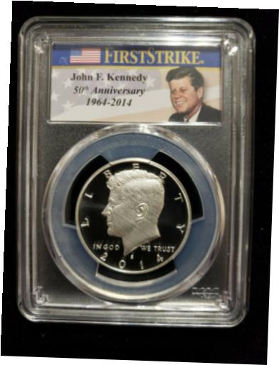 ڶ/ʼݾڽա ƥ  2014 S 50th Ann Enhanced Kennedy Silver 50C PCGS MS70 DMPL ONLY 62 graded [̵] #sot-wr-010573-5024