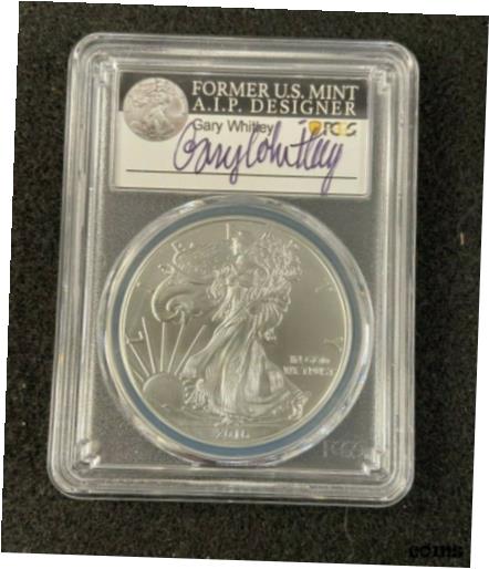 ڶ/ʼݾڽա ƥ    [̵] 2016 $1 American .999 1 Oz. Silver Eagle Coin PCGS graded MS70 Auto Gary Whitley