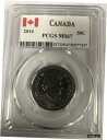2014 カナダ PCGS MS67 紋章 50C2014 CANADA PCGS MS67 COAT OF ARMS 50C