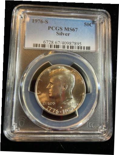 ڶ/ʼݾڽա ƥ    [̵] 1976-S Kennedy half dollar MS67 40% silver PCGS 40987895 !!!NICE!!!