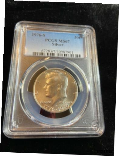 ڶ/ʼݾڽա ƥ    [̵] 1976-S Kennedy half dollar MS67 40% silver PCGS 40987901 !!!NICE!!!