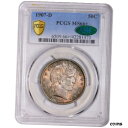 1907-D 50C MS66+ PCGS CAC APR $9,400 理髪店 ハーフダラー1907-D 50C MS66+ PCGS CAC APR $9,...