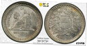 【極美品/品質保証書付】 アンティークコイン コイン 金貨 銀貨 [送料無料] 1880/770 E Guatemala 1/2 Real PCGS MS66 Pop 1, 0 Finer Finest Known *1105*