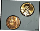 1955 S リンカーン セント MS66RD、TWO、ランダム コイン付きロールから PCGS グレード MS66RD1955 S Lincoln Cent MS66RD, TWO, from roll with random coin PCGS graded MS66RD(3)