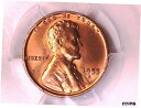 【極美品/品質保証書付】 アンティークコイン コイン 金貨 銀貨 [送料無料] 1955 S Lincoln Wheat Cent 1C Penny PCGS MS 66 RD 84205820