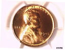 1945 S リンカーン ウィート セント ペニー PCGS MS 66 RD 386925321945 S Lincoln Wheat Cent Penny PCGS MS 66 RD 38692532(3)