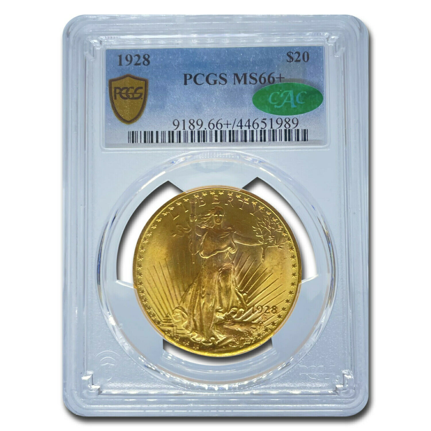 【極美品/品質保証書付】 アンティークコイン 金貨 1928 $20 Saint-Gaudens Gold Double Eagle MS-66+ PCGS CAC - SKU#169293 [送料無料] #got-wr-010577-329