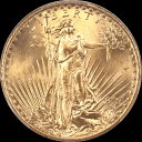1927 セント ゴーデンス 20 ドル ゴールド ダブル イーグル PCGS および CAC MS66 PQ+ コイン1927 St Gaudens $20 ...