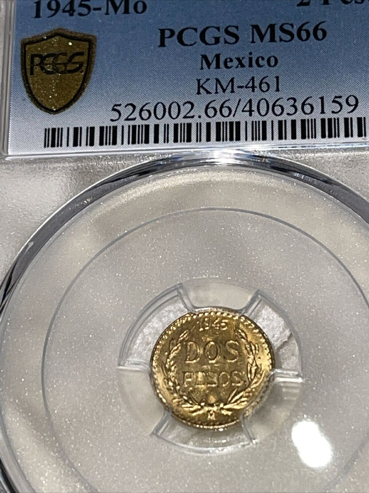 1945 MEXICO 2 PESOS MS 66 PCGS DOS Pesos Gold Coin PRICE REDUCTION One Coin※関税は当ショップ負担（お客様負担無し）※全国送料無料・海外輸送無料※商品の状態は画像をご確認下さい（極美品・目立った汚れ無し）※輸入品の為英語表記となります※その他ご不明点はお気軽にお問合せ下さい！Modified Item: NoCountry/Region of Manufacture: MexicoCertification Number: 526002.66/406361XxCertification: PCGSGrade: MS 66Year: 1945Circulated/Uncirculated: UncirculatedComposition: GoldHistorical Period: Mexico (1905-Now)Denomination: 2 PesosKM Number: 461[ご購入前に必ずお読み下さい]親切丁寧に、商品到着までサポート対応させていただきます。■パソコンの画像・画質により色や素材感が、実際の商品と多少異なる場合がございますので予めご了承くださいませ。■お客様のご都合（程度の解釈相違を含む）による商品のご購入後のキャンセル返品は、原則としてお受け致しておりません。未払いのまま2日以上連絡が取れない場合はキャンセルさせて頂きます。その場合、事務局側が自動的に「非常に悪い」の評価を付けてしまいますのでご注意ください。※お支払い頂いた場合は連絡は不要です。※他ショップでも販売しておりますので、稀に在庫がない場合がございます。■不具合での返品は箱などすべてが到着時の状態になるものに限らせていただきます。※当店では不良品はすべて現物確認と不具合の確認を行い対応をさせて頂いております。■お客様のご都合によるご注文確定後の商品のキャンセルにつきましては承っておりません。また、ご入金確認後、またはご決済完了確認後のキャンセルにつきましては、ご注文総額の30％のキャンセル料をご請求させていただきます。■領収書二重発行やトラブル防止のため、領収書発行は行っておりません。事務局側が発行している「支払い明細」が正式な支払い証明となります。支払い明細画面を印刷したものが領収書の代わりになることを各税務署に確認済みです。■年末年始・連休の発送は、業者も休みになる関係でいつもより遅れます。■輸送時の破損の場合は配送業者への報告を行って下さい。報告なしでの対応はできません。■日祝日は定休日とさせていただいております。連絡・発送が出来ませんのであらかじめご了承お願いいたします。■内容は必ずお読みになってからお買い求め下さいますようお願い致します。※在庫状況は常に更新をしておりますが、当社は複数店舗で在庫を共有しているため、ご注文を頂きましても稀に欠品している場合がございます。その際は誠に申し訳ございませんが、その旨をメールまたはお電話にてご連絡させていただきます。ご理解いただけますようお願い申し上げます。親切・丁寧にお取引させていただきますのでよろしくお願いします。 品質保証について 当店の商品の、品質保証についてご紹介いたします。 ▽品質保証書 お買い上げいただく全ての商品に「WORLD RESOURCE品質保証書」をおつけいたします。 これは、WORLD RESOURCEが販売した商品であることを保証するものです。大切に保管してください。 ▽標準保証に関して 当店でご購入頂きました商品は7日以内の標準保証サービスが付属致します。 ※ご購入日につきましては、製品の品質保証書に記載の日付にて確認させていただきます。 ※保証は通常利用時のみの対応となります。 ※ご購入日の確認を致しかねる場合は有償となります。品質保証書は大切に保管して下さい。POINT01　品揃え一番店を目指して 「期待に答えるお店づくりと、時代に合わせたサービスをご提供致します。」 POINT02　多種多様な商品レパートリー 「幅広く、世界の商品をご用意しております。」 POINT03　きっと見つかる！新しい発見 「テレビや雑誌で紹介されたアイテムもいちはやく。」 モットー：丁寧な接客対応 その道数十年のスタッフだからこそできる、“豊富な知識”に基づく商品のご提案。 お探しの商品はお気軽にスタッフにお尋ねください。 「以前は、商品ページあったけど、、、見つからない。」 「初めてアンティークコインの購入をしますが大丈夫ですか？」 「この年代の商品を探していますが、おすすめはありますか？」 「友人にアンティークコインを送りたいけど、おすすめありますか？」 等など、困ったときの質問にも、しっかり対応・お調べ致します。 取寄せ、取り置き等もできますので、商品一覧で見つからなかった商品でも、 スタッフまでお気軽にご相談下さい。 【お問い合わせはお気軽にどうぞ】 suport@world-resource.net