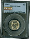 1940-S ジェファーソン ニッケル PCGS MAC MS66 FS 2nd 最高級グレード MAC スポットレス GC 。1940-S JEFFERSON NICKEL PCGS MAC MS66 FS 2ND FINEST GRADE MAC SPOTLESS GC .(3)
