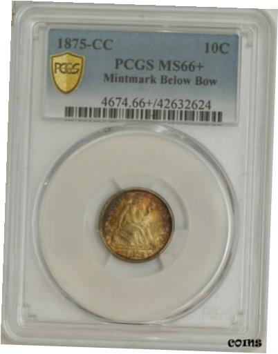 ץʡɥ꥽㤨֡ڶ/ʼݾڽա ƥ Ų 1875-CC Seated Liberty 10c Mintmark Below Bow MS66+ PCGS Secure ~ Finest Known! [̵] #oot-wr-010590-2635פβǤʤ4,858,000ߤˤʤޤ