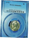 【極美品/品質保証書付】 アンティークコイン コイン 金貨 銀貨 [送料無料] 1976 5C Jefferson Nickel-PCGS #84096 Grade MS65FS--363-1