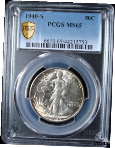 1940-S Walking Liberty Silver Half Dollar - PCGS MS 65 - Gold Shield※関税は当ショップ負担（お客様負担無し）※全国送料無料・海外輸送無料※商品の状態は画像をご確認下さい（極美品・目立った汚れ無し）※輸入品の為英語表記となります※その他ご不明点はお気軽にお問合せ下さい！Modified Item: NoCountry/Region of Manufacture: United StatesCertification Number: 44215753Coin: Liberty WalkingCertification: PCGSStrike Type: BusinessMint Location: San FranciscoGrade: MS 65Year: 1940Circulated/Uncirculated: UncirculatedComposition: SilverDenomination: 50C[ご購入前に必ずお読み下さい]親切丁寧に、商品到着までサポート対応させていただきます。■パソコンの画像・画質により色や素材感が、実際の商品と多少異なる場合がございますので予めご了承くださいませ。■お客様のご都合（程度の解釈相違を含む）による商品のご購入後のキャンセル返品は、原則としてお受け致しておりません。未払いのまま2日以上連絡が取れない場合はキャンセルさせて頂きます。その場合、事務局側が自動的に「非常に悪い」の評価を付けてしまいますのでご注意ください。※お支払い頂いた場合は連絡は不要です。※他ショップでも販売しておりますので、稀に在庫がない場合がございます。■不具合での返品は箱などすべてが到着時の状態になるものに限らせていただきます。※当店では不良品はすべて現物確認と不具合の確認を行い対応をさせて頂いております。■お客様のご都合によるご注文確定後の商品のキャンセルにつきましては承っておりません。また、ご入金確認後、またはご決済完了確認後のキャンセルにつきましては、ご注文総額の30％のキャンセル料をご請求させていただきます。■領収書二重発行やトラブル防止のため、領収書発行は行っておりません。事務局側が発行している「支払い明細」が正式な支払い証明となります。支払い明細画面を印刷したものが領収書の代わりになることを各税務署に確認済みです。■年末年始・連休の発送は、業者も休みになる関係でいつもより遅れます。■輸送時の破損の場合は配送業者への報告を行って下さい。報告なしでの対応はできません。■日祝日は定休日とさせていただいております。連絡・発送が出来ませんのであらかじめご了承お願いいたします。■内容は必ずお読みになってからお買い求め下さいますようお願い致します。※在庫状況は常に更新をしておりますが、当社は複数店舗で在庫を共有しているため、ご注文を頂きましても稀に欠品している場合がございます。その際は誠に申し訳ございませんが、その旨をメールまたはお電話にてご連絡させていただきます。ご理解いただけますようお願い申し上げます。親切・丁寧にお取引させていただきますのでよろしくお願いします。 品質保証について 当店の商品の、品質保証についてご紹介いたします。 ▽品質保証書 お買い上げいただく全ての商品に「WORLD RESOURCE品質保証書」をおつけいたします。 これは、WORLD RESOURCEが販売した商品であることを保証するものです。大切に保管してください。 ▽標準保証に関して 当店でご購入頂きました商品は7日以内の標準保証サービスが付属致します。 ※ご購入日につきましては、製品の品質保証書に記載の日付にて確認させていただきます。 ※保証は通常利用時のみの対応となります。 ※ご購入日の確認を致しかねる場合は有償となります。品質保証書は大切に保管して下さい。POINT01　品揃え一番店を目指して 「期待に答えるお店づくりと、時代に合わせたサービスをご提供致します。」 POINT02　多種多様な商品レパートリー 「幅広く、世界の商品をご用意しております。」 POINT03　きっと見つかる！新しい発見 「テレビや雑誌で紹介されたアイテムもいちはやく。」 モットー：丁寧な接客対応 その道数十年のスタッフだからこそできる、“豊富な知識”に基づく商品のご提案。 お探しの商品はお気軽にスタッフにお尋ねください。 「以前は、商品ページあったけど、、、見つからない。」 「初めてアンティークコインの購入をしますが大丈夫ですか？」 「この年代の商品を探していますが、おすすめはありますか？」 「友人にアンティークコインを送りたいけど、おすすめありますか？」 等など、困ったときの質問にも、しっかり対応・お調べ致します。 取寄せ、取り置き等もできますので、商品一覧で見つからなかった商品でも、 スタッフまでお気軽にご相談下さい。 【お問い合わせはお気軽にどうぞ】 suport@world-resource.net