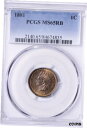 【極美品/品質保証書付】 アンティークコイン 硬貨 GEM BU 1881 Indian Head Cent Penny PCGS MS65RB Ridiculous Luster FREE S/H AMEK 送料無料 oot-wr-010647-2287