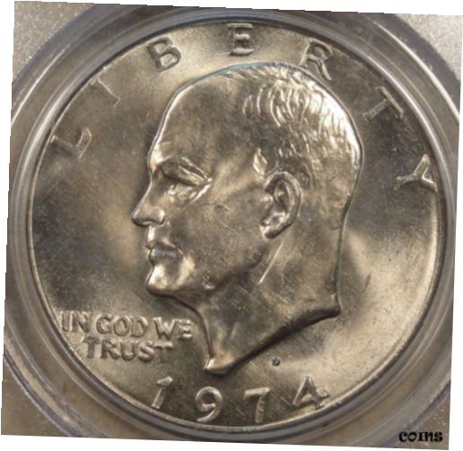  アンティークコイン コイン 金貨 銀貨  1974-D Eisenhower Dollar PCGS MS65 Purchased late 90's