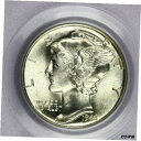 1944-D 1944 マーキュリー ダイム PCGS MS65 FB オールド グリーン ホルダー gen 2.2 超派手!1944-D 1944 Mercury Dime PCGS MS65 FB Old Green Holder gen 2.2 super flashy!(3)