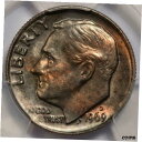 1969 D PCGS MS65 不適切にアニーリングされたプランシェ ダイム ミント エラー1969 D PCGS MS65 Improperly Annealed Planchet Dime Mint Error(3)