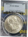 1891-CC モーガン シルバー ダラー PCGS MS64 ~ ブラスト ホワイト、PCGS 価格ガイド $1,850!1891-CC Morgan Silver Dollar PCGS MS64 ~ BLAST WHITE, PCGS PRICE GUIDE $1,850!
