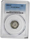 【極美品/品質保証書付】 アンティークコイン 銀貨 1894-O Barber Silver Dime MS64 PCGS [送料無料] #sot-wr-010648-6255