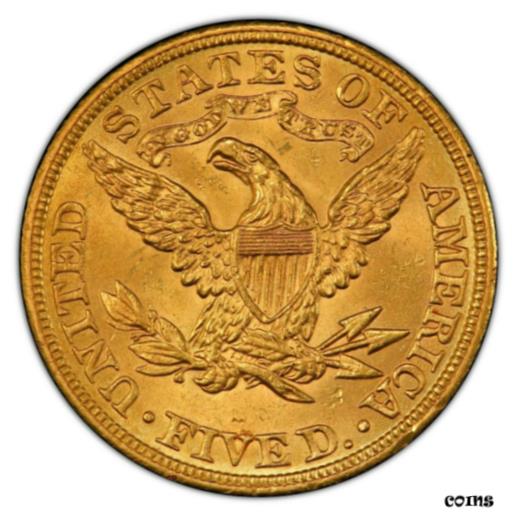  アンティークコイン 金貨 1908 $5 Liberty Gold Half Eagle Liberty Head MS64 !!! PCGS Grade Sparkler Coin  #gct-wr-010649-503