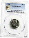 1954-P ジェファーソン ニッケル MS64 PCGS ブルー ラベル ゴールド シールド # 1011954-P Jefferson Nickel MS64 PCGS Blue Label Gold Shield # 101(3)