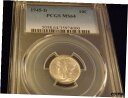 yɔi/iۏ؏tz AeB[NRC RC   [] 1945=D MERCURY DIME PCG MS 64